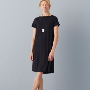 J. Jill Black Knit Sheath Dress